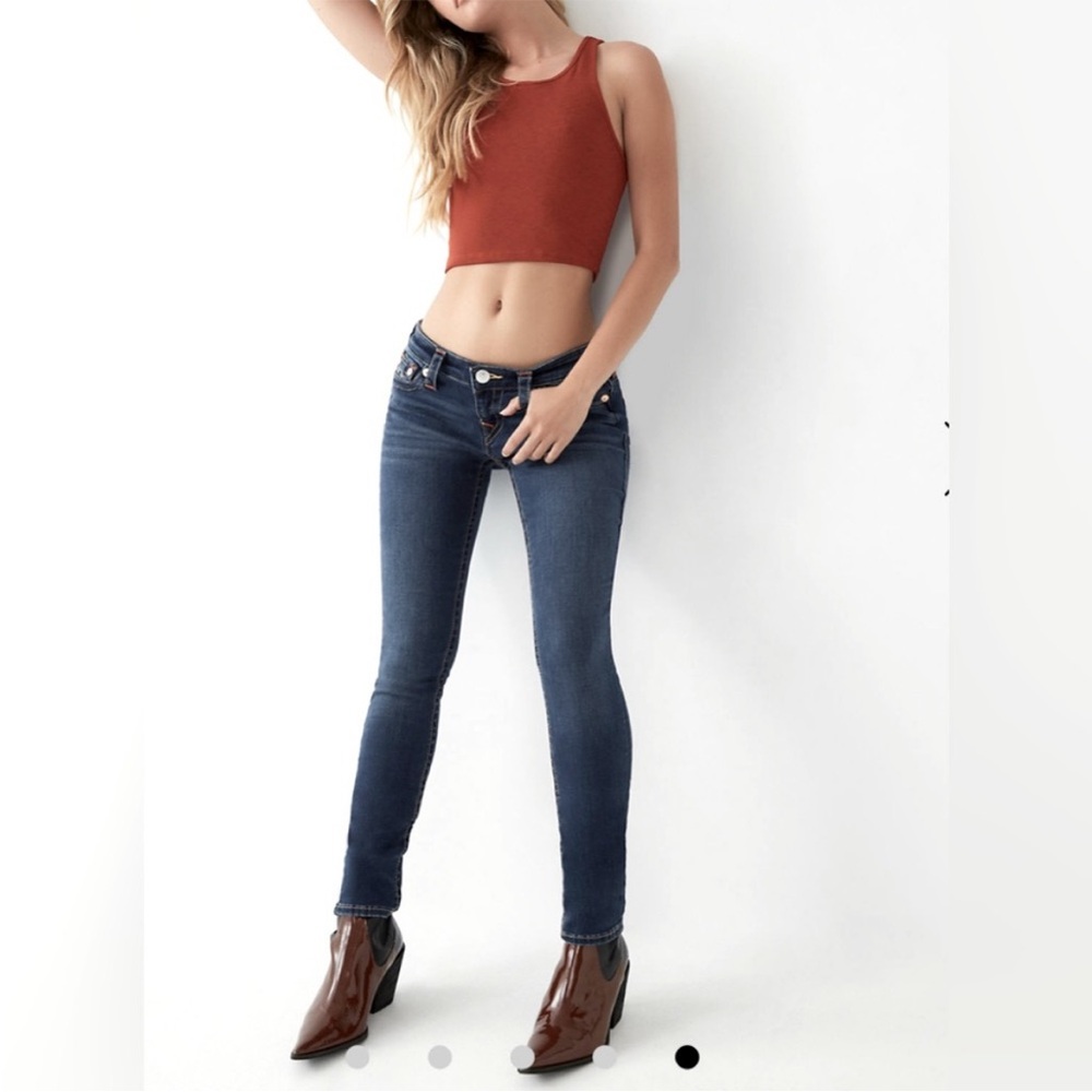True Religion Dark Blue Skinny Jeans